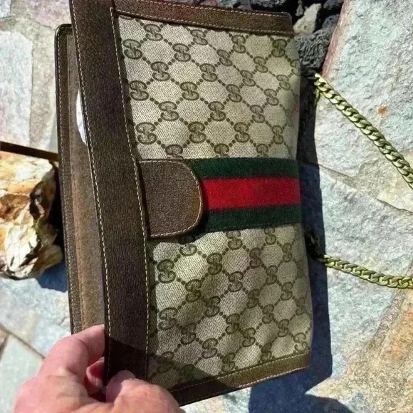 Gucci Ophidia Clutch Crossbody bag- 💯 authentic vintage clutch- interior intact - Picture 11 of 16
